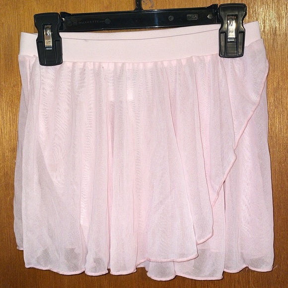 •DANSKIN NOW•GIRLS' PINK FLORAL SPARKLY LEOTARD & BALLERINA SKIRT SET SIZE 10/12 - Picture 9 of 12